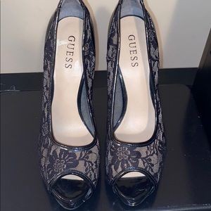 Black Guess Heels